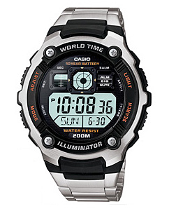นาฬิกาข้อมือบุรุษ ยี่ห้อ casio รุ่น AE-2000WD-1ADVF