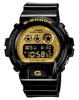 นาฬิกาบอกเวลา แบบดิจิตอล casio รุ่น DW-6900CB-1DR