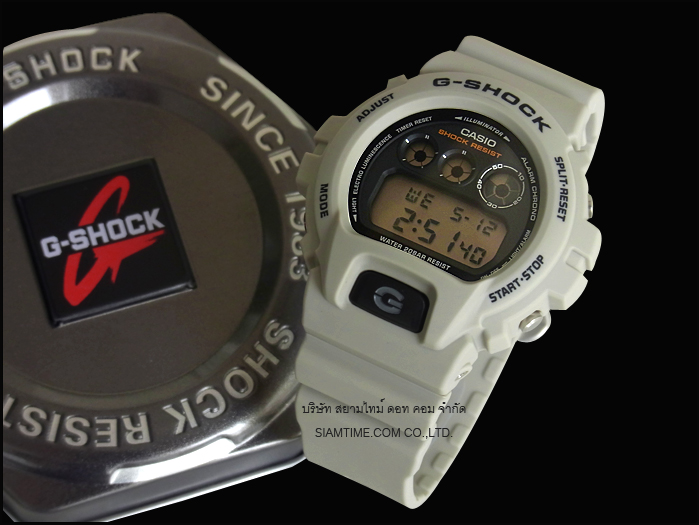 นาฬิกาบอกเวลา แบบดิจิตอล casio รุ่น DW-6900SD-8DR