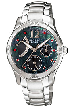นาฬิกาข้อมือผู้หญิง ยี่ห้อ casio รุ่น SHN-3016DP-1ADR