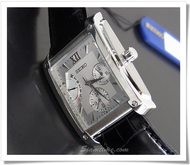นาฬิกาสีดำ ยี่ห้อ SEIKO รุ่น SNT007